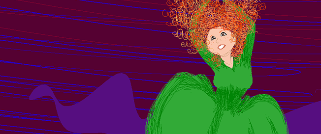 illustration d'Albertine Ralenti pour la nouvelle année 2017