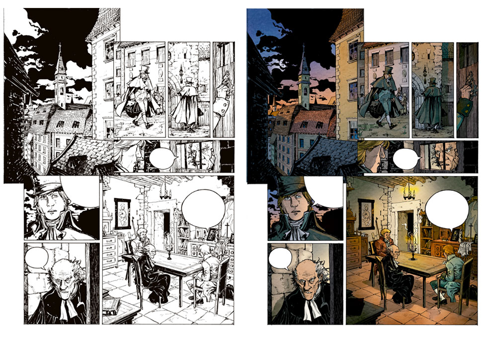 planche couleur extraite de La Bataille tome 2