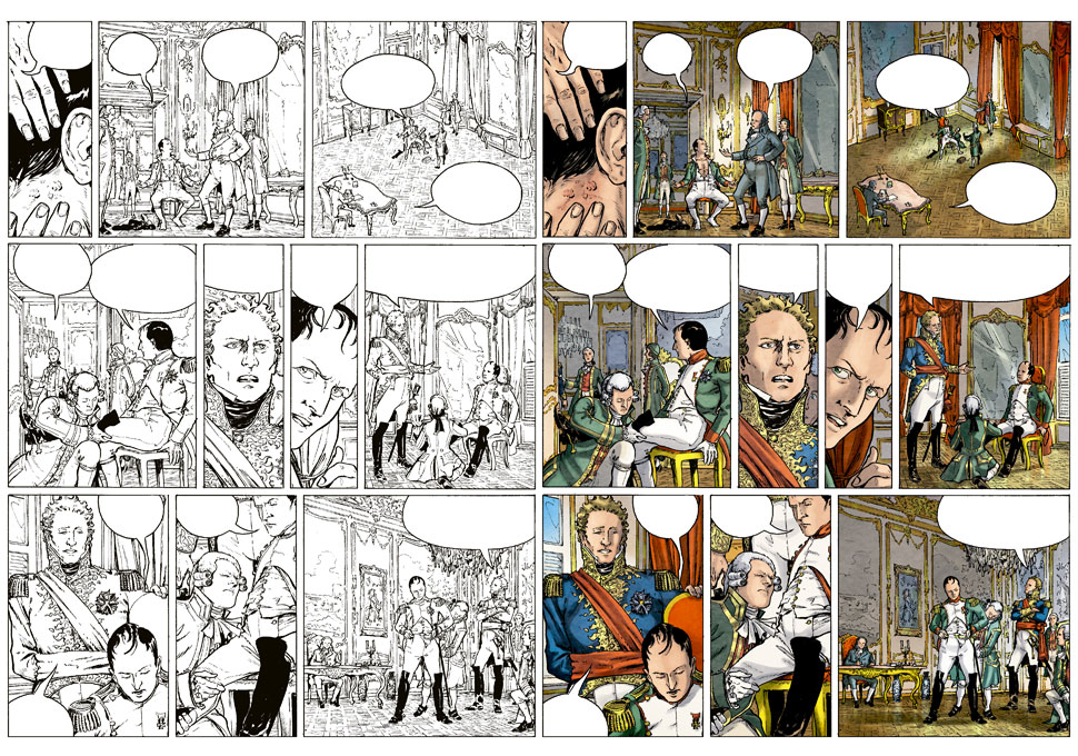 planche couleur extraite de La Bataille tome 3