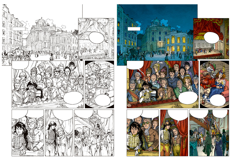 planche couleur extraite de La Bataille tome 3