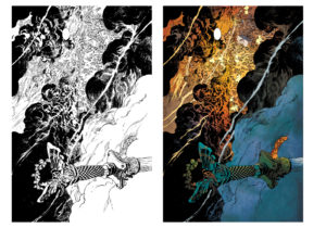 planche mise en couleurs pour Maidan Love T1 de Ducoudray et Alliel, aux éditions Grand Angle