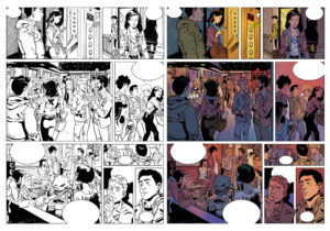 planche mise en couleurs pour Maidan Love T1 de Ducoudray et Alliel, aux éditions Grand Angle