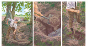 case de bande dessinée en couleurs extraite de "Un flic sous l'Occupation" Tome 1 de Beuriot et Richelle aux éditions Glénat