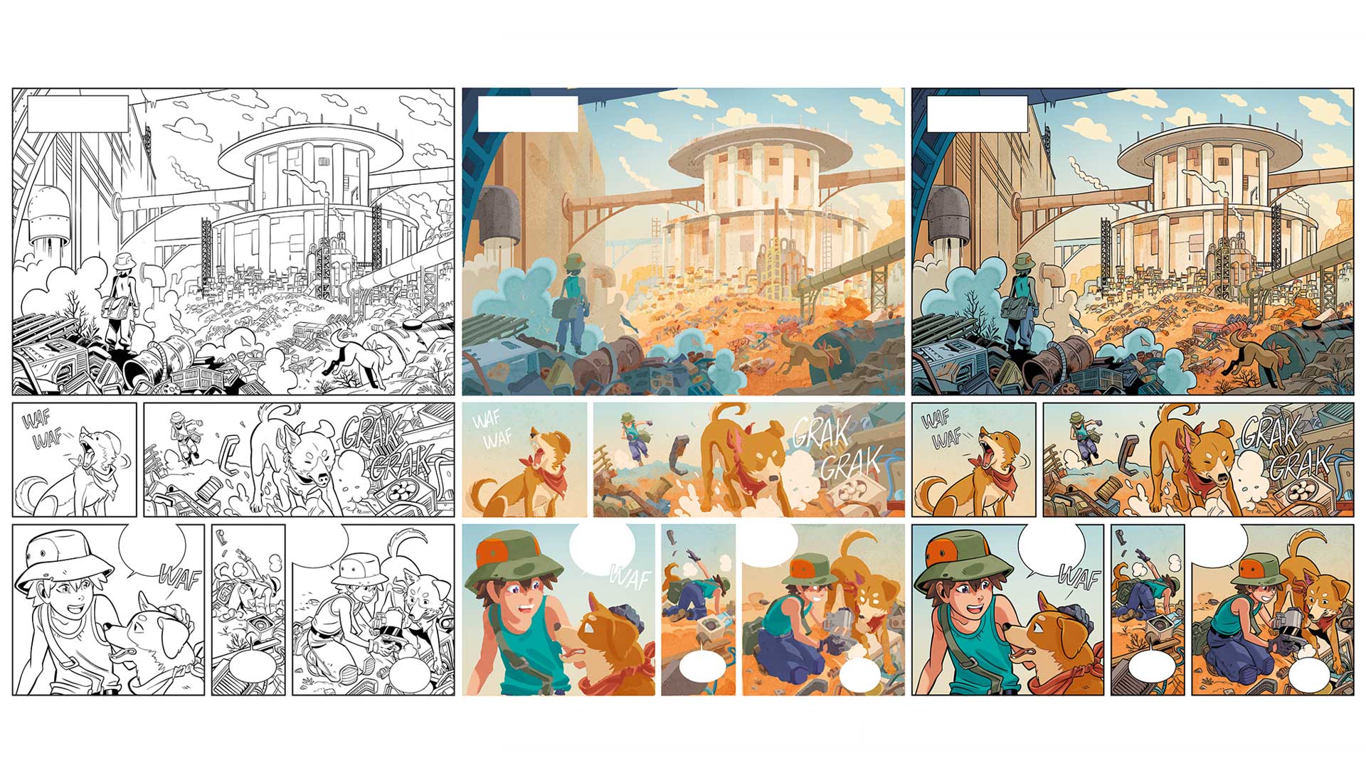 Planche 04 en couleurs de gardiens de fer tome 1