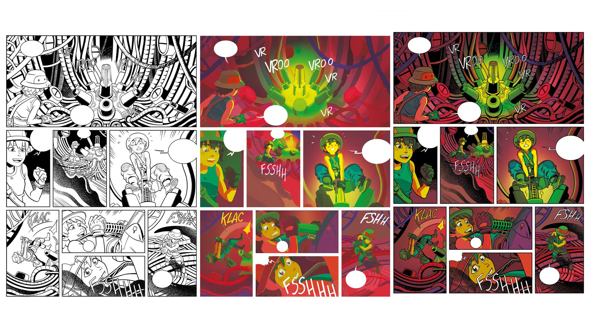 Planche 10 en couleurs de gardiens de fer tome 1