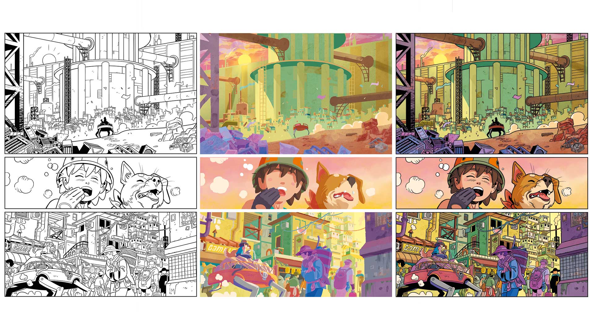 Planche 19 en couleurs de gardiens de fer tome 1 - Alliel- Ralenti - Glénat