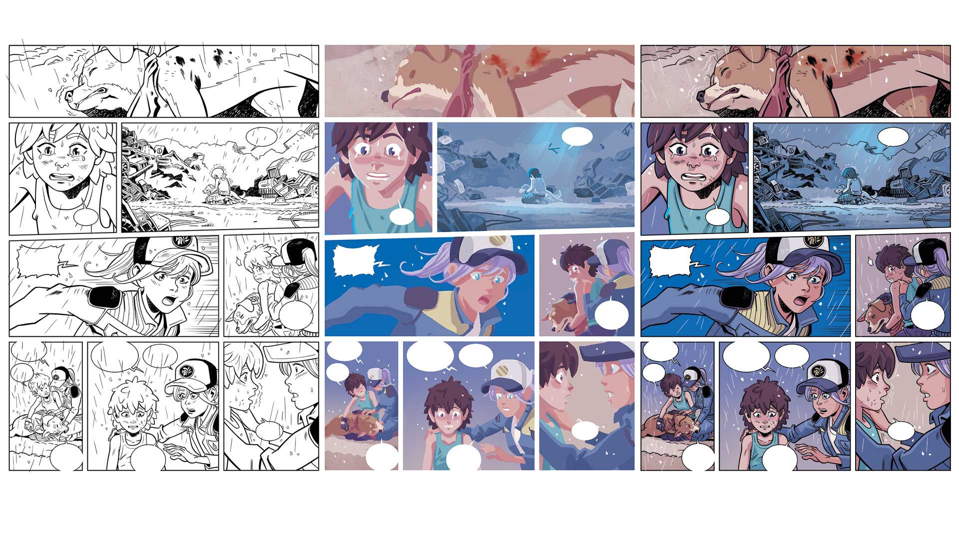 Planche 28 en couleurs de gardiens de fer tome 1